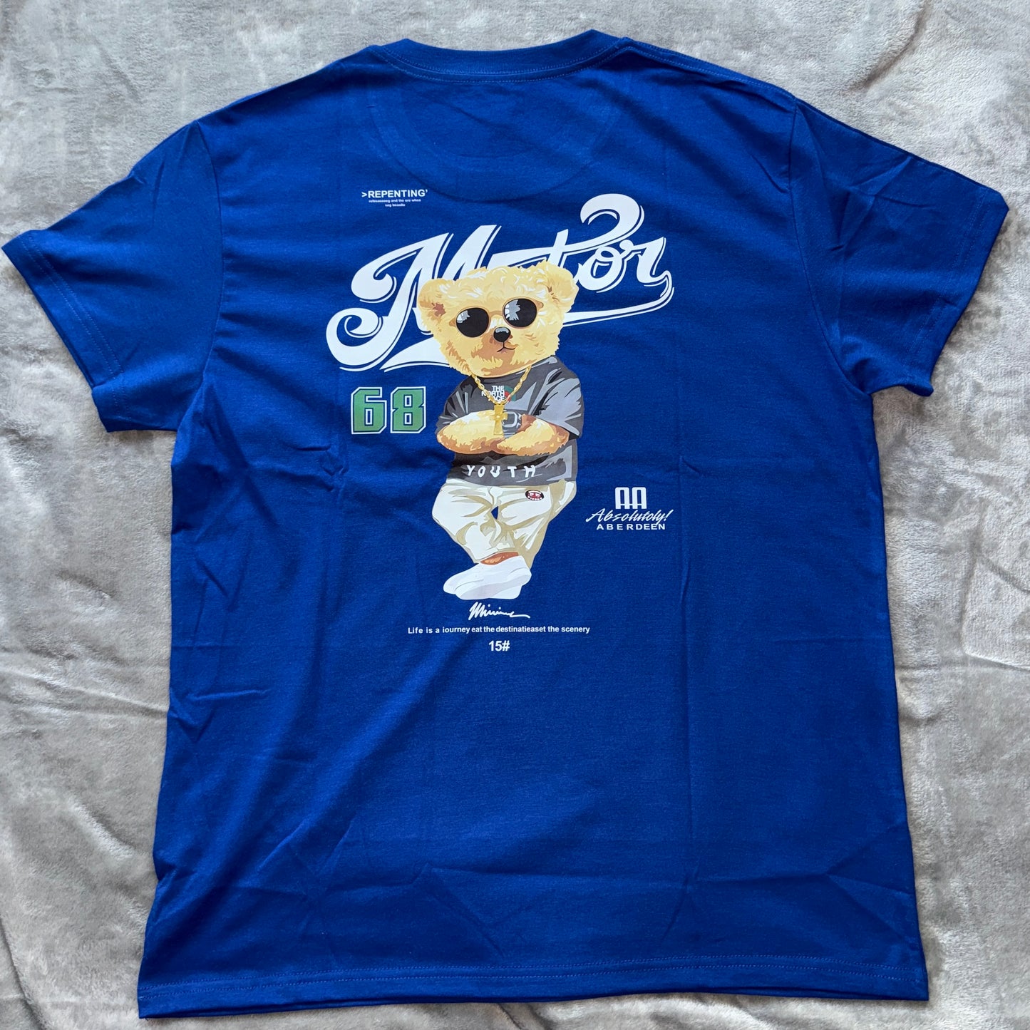 Unisex Teddy Bear Graphic T-Shirt – Casual Street Style