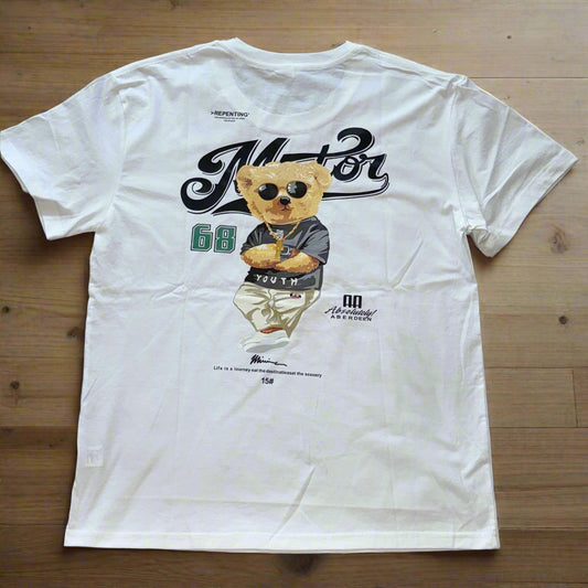 Unisex Teddy Bear Graphic T-Shirt – Casual Street Style