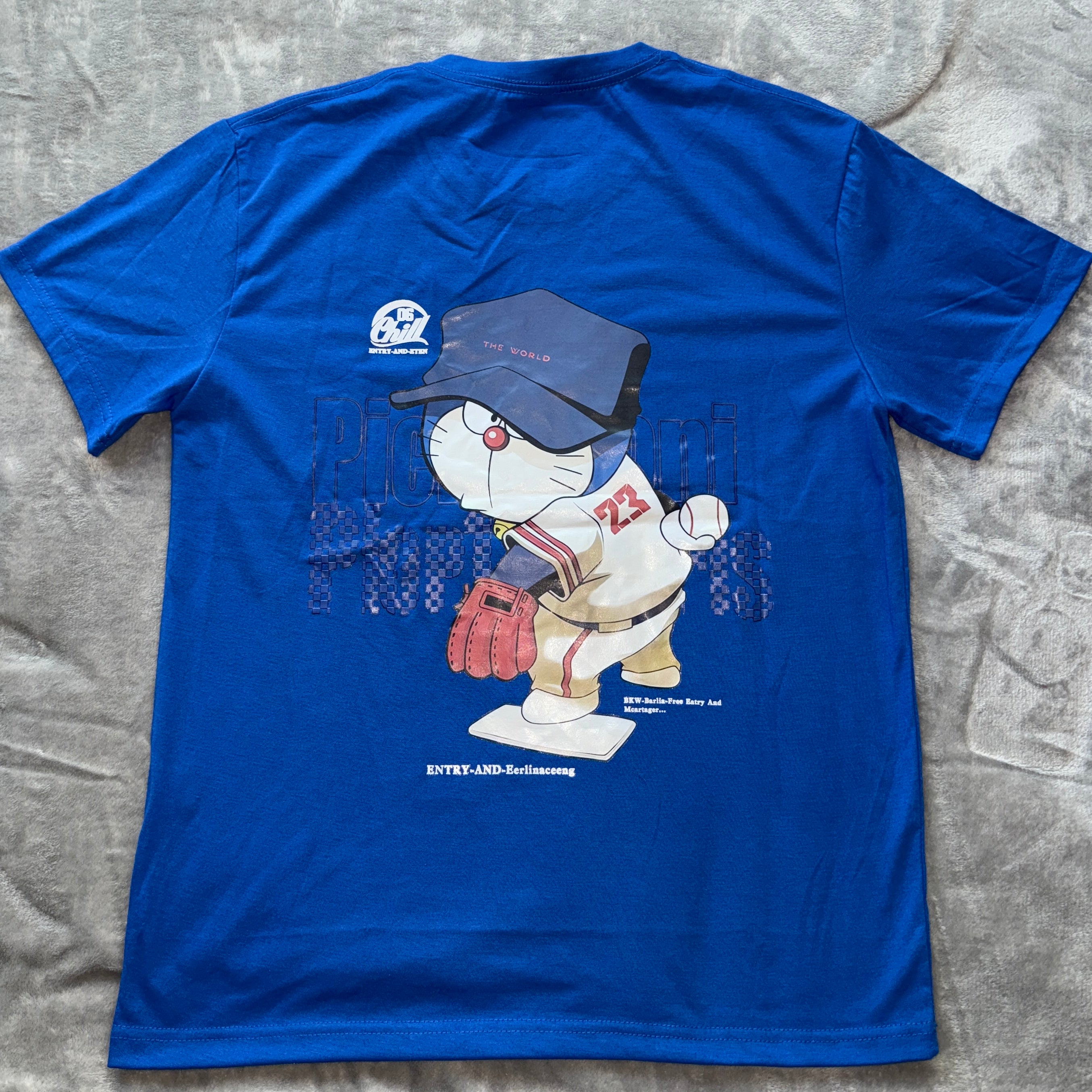 Unisex Cartoon Baseball Graphic T-Shirt – Fun and Sporty Vibes